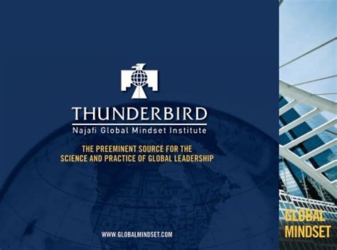 Global Mindset Thunderbird School Of Global Management