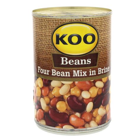 Koo Beans Four Bean Mix In Brine 410g Online At Best Price Canned