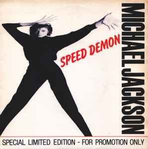 Michael Jackson Speed Demon Vinyl Limited Edition Promo