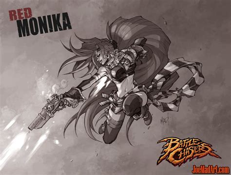 Battle Chasers Nightwar Game Red Monika 1st Wallpaper
