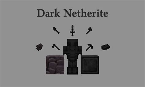 Dark Netherite Minecraft Texture Pack