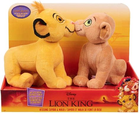 Disney The Lion King Kissing Plush Simba And Nala Uk Toys