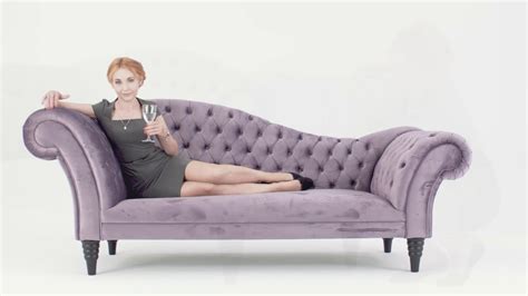 Inspirational day bed and sofa bed ideas. Chester Chaise Lounge Sofa - YouTube