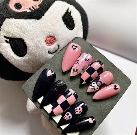 kuromi nails Дизайнерские ногти Гелевые ногти Ногти