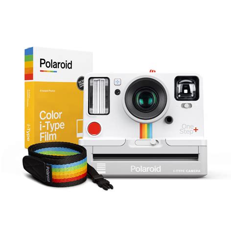 Polaroid Onestep Plus Instant Camera With Camera Strap And Film