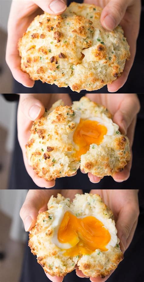 Rebel Within Recipe Soft Boiled Egg In A Cheddar Biscuit
