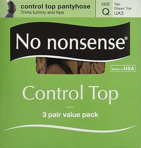 No Nonsense Women 39 S Plus Size Control Top 3 Pack Sockshosiery