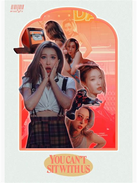 Sunmi You Cant Sit With Us Vhs Poster Sticker For Sale By Misogfx