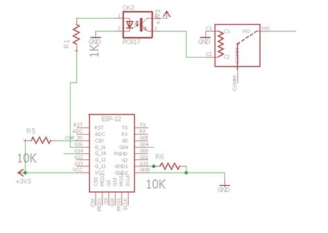 Electronic Best Schematic For Esp 12 With 3v Relay Valuable Tech Notes