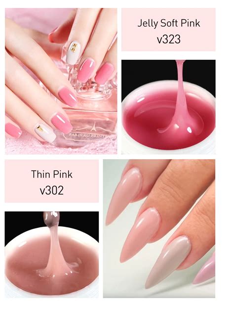 Thick Builder Gel Nails Pink VENALISA New Ml Finger Nail Extension UV LED Gel EBay