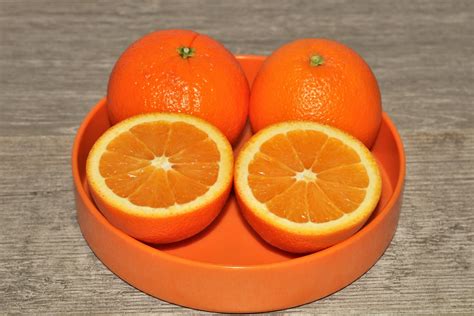 Oranges In Orange Bowl Free Stock Photo Public Domain Pictures
