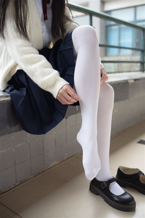 tianmi pure white silk school girl [sen luo foundation] jkfun 001
