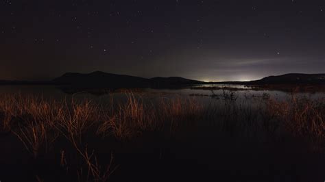 Lake Night 4k Wallpaper