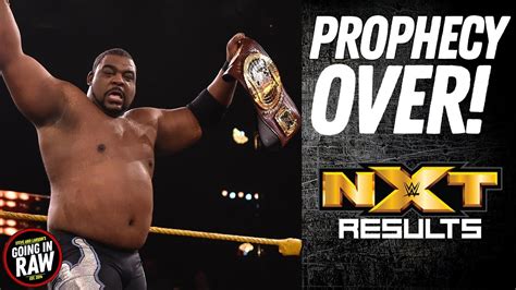 Keith Lee Ends The Undisputed Prophecy Wwe Nxt 12220 Full Results