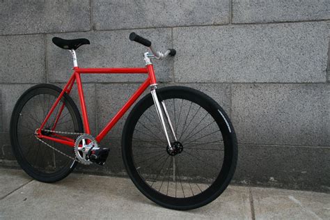 Custom Build Red Fixed Gear Bici Fixie Bici Fixed Fixie Bicicletas