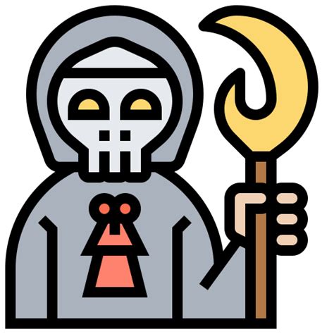Grim Reaper Meticulous Lineal Color Icon