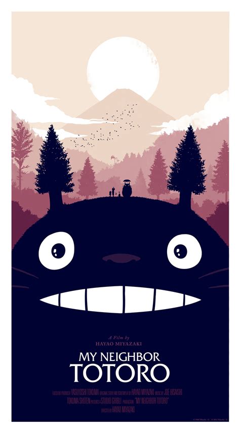 My Neighbor Totoro Gets Great Poster Design By Olly Moss — Geektyrant