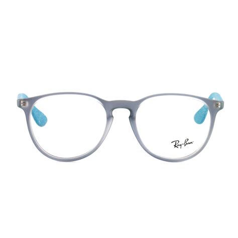 new ray ban eyeglasses rb 7046 5484 clear blue matte turquoise acetate 51 18 140 eyeglass frames