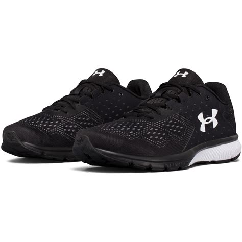 Under Armour Rubber Mens Ua Charged Rebel Wide 2e Running Shoes In