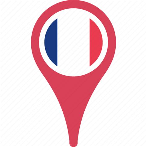 Flag France Country Location Map Pin Icon Download On Iconfinder