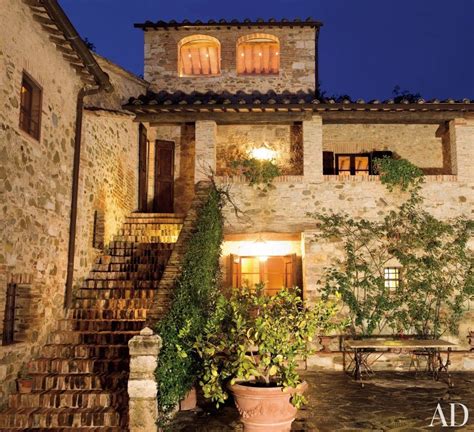 Rustic Exterior In Tuscany Mediterranean Style Homes Tuscan House