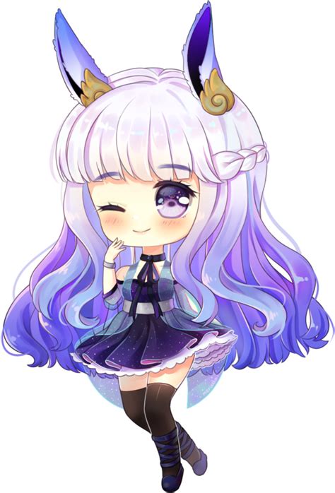 Anime Png Girl Roblox Anime Girl With Blue Hair Decal Download Super Cute Chibi Anime