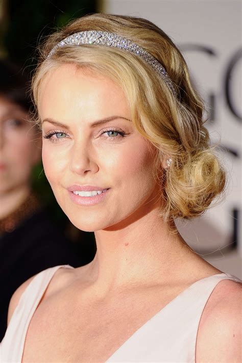 Charlize Theron Cleavy At Th Annual Golden Globe Awards In La