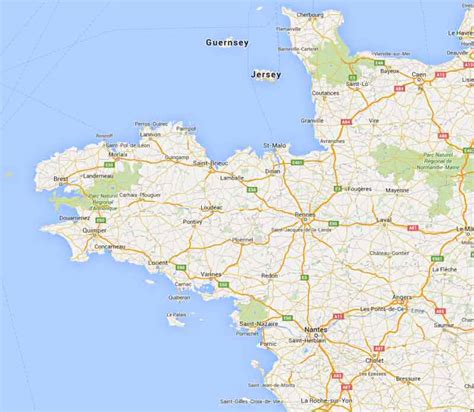 32 Map Of Britanny France Maps Database Source