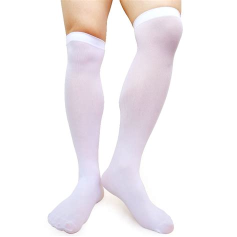 Sheer Softy Mens Knee High Socks Sexy Stocking Gay Male Fetish