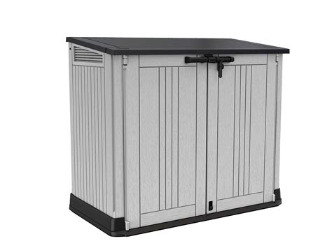 Buy Keter Store It Out Nova Outdoor Garden Furniture Storage Shed Light Grey With Dark Grey Lid