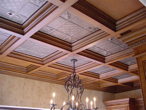 The ceiling of a sunroom in a beverly hills home is draped in a rogers & goffigon linen. Coffered ceiling styles of WoodGrid