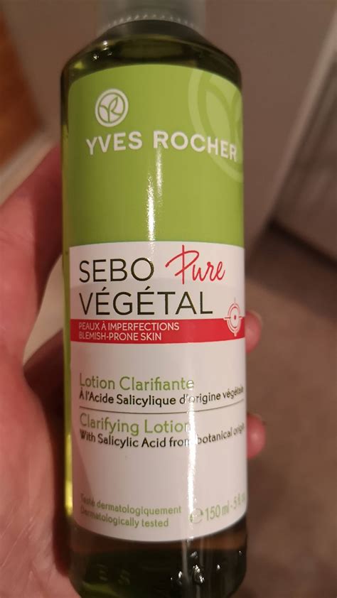 Composition Yves Rocher Sebo Végétale Lotion Clarifiante Ufc Que