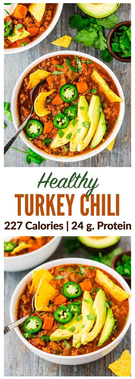 The BEST Healthy Turkey Chili Only 227 Calories With 24 G Protein