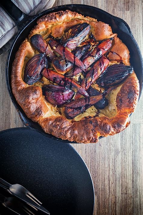 Toad in the hole dates back to 18th century britain when poorer families were looking for ways to make their expensive meat go further. Vegetarian Toad in the Hole with Balsamic Roasted ...