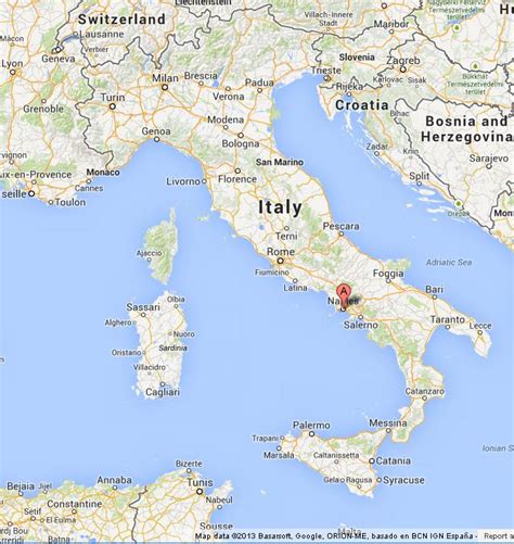 Napoli Italy Map Italy Map Map Of Italy Learn How To Create Your Own