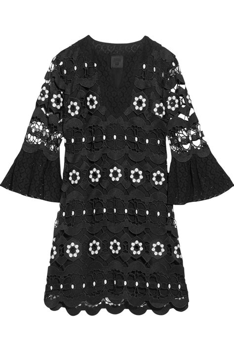 Anna Sui Medallion Guipure Lace Mini Dress Modesens