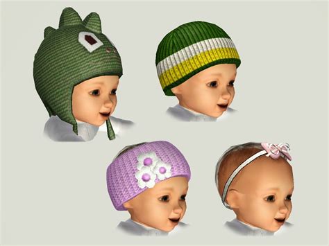 My Sims 3 Blog Ea Hats For Babies Four More By Danjaley