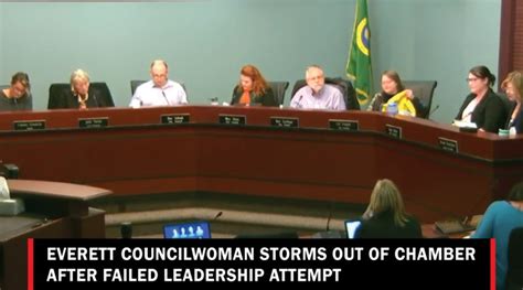 Everett Councilwoman Storms Out Of Chamber After Failed Leadership