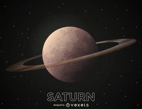 Saturn Planet Illustration Vector Download