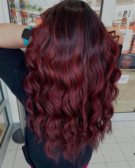 15 Amazing Examples Of Black Cherry Hair Colors Black Cherry Hair Black Cherry Hair Color