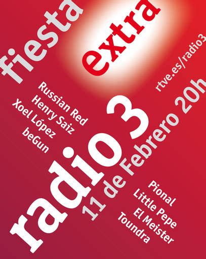 Xoel López Participará En El I Aniversario De Radio 3 Extra