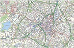 Mapas Detallados de Birmingham para Descargar Gratis e Imprimir
