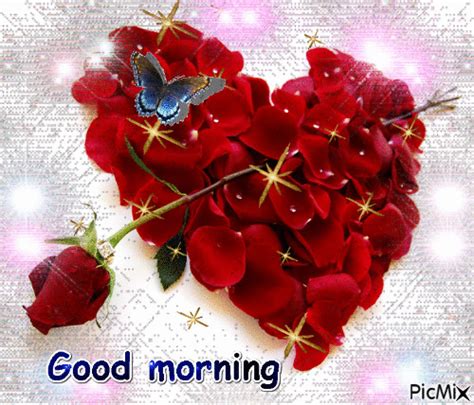 Heart Rose Good Morning Animation Pictures Photos And Images For