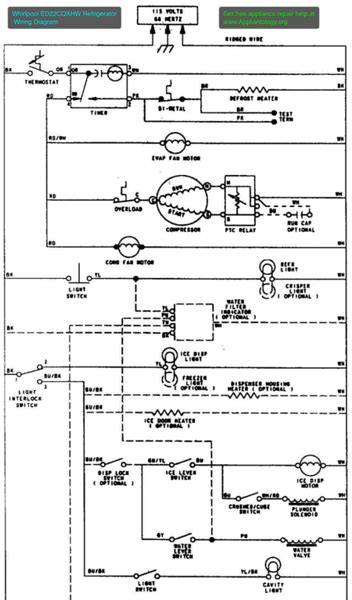 Whirlpool Refrigerators Wiring Diagram