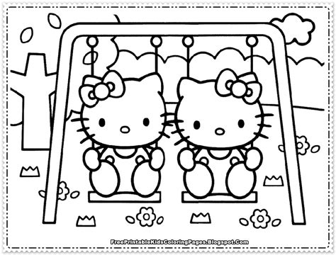 Free Online Printable Hello Kitty Coloring Pages Printable Templates Free
