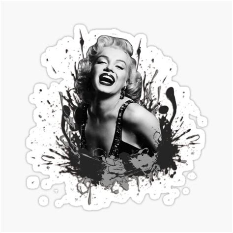 Marilyn Monroe Sticker For Sale By Syahrulpopart Redbubble