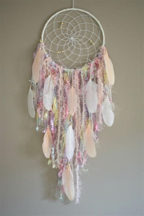 Bedroom Wall Decor Over The Bed Large Dream Catcher Girls Room Etsy