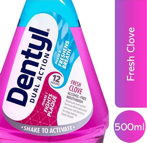 dentyl dual action fresh clove mouthwash 500 ml 833280734804 ebay