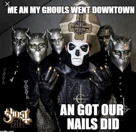 Pin By Beth Toppi On Halloween Nails Ghost Band Memes Band Ghost
