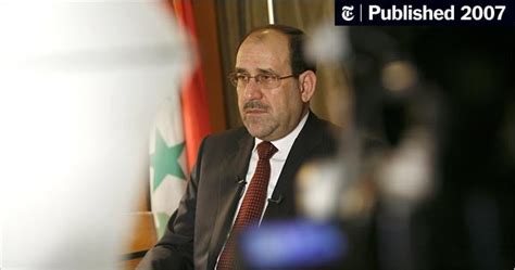 Iraqi Premier Says Blackwater Shootings Challenge His Nations